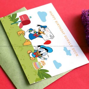 Happy Birthday Donald Duck Postcard