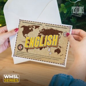 World Most Spoken Language Postcard | Series 1